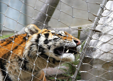 Malla del parque zoológico 316/316L del acero inoxidable, cercado protector del recinto de la jaula del tigre