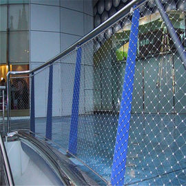 Malla de caída anti de la cuerda del acero inoxidable 316 para la protección del centro comercial/del mercado