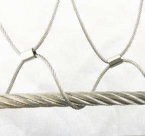 Malla de la cuerda de alambre de acero inoxidable para la red del bosque de la cerca/de la planta del parque zoológico de la malla del cable que sube